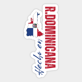 Proud dominican, Dominican Republic flag Sticker